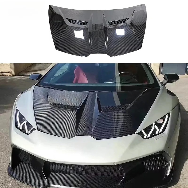 Dry Carbon Fiber VORS Hood Excellent Fitment and Quality for  Huracan